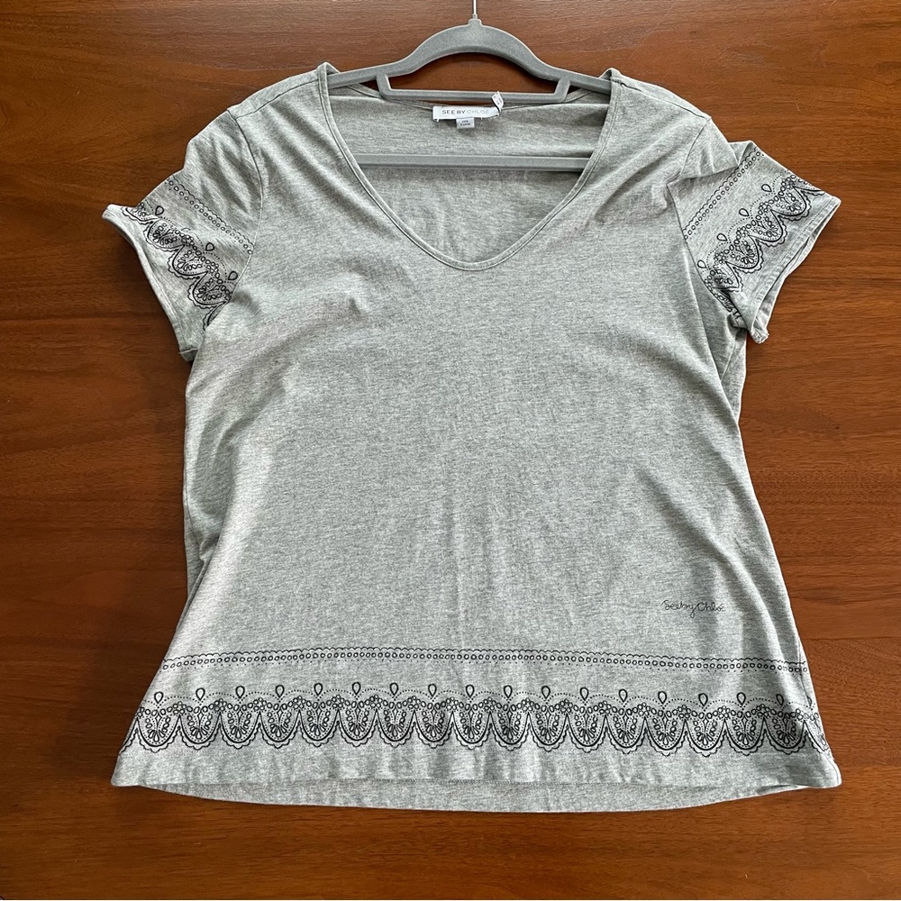 Authentic See by Chloe Trompe L’oeil T-shirt